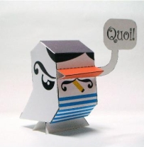 Nanibird Paper Toys - frenchy