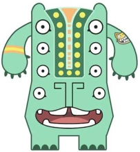 Big Mouth Boris Paper Toy (CreatureKebab)
