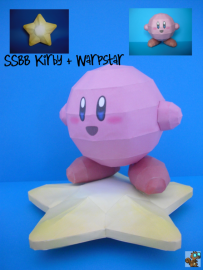 【星之卡比】卡比 Kirby and WarpStar (sabidiet 舊版)