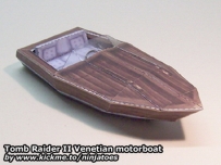 【古墓奇兵】Tomb Raider II Venetian motorboat 威尼斯機動艇
