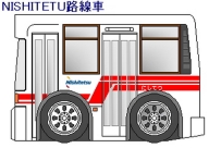 Q版日本交通-BUS-西鐵路線車